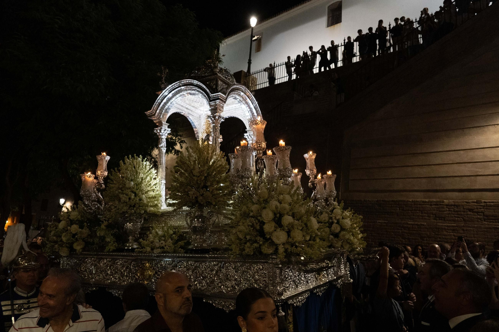 Imágenes del traslado de Nuestra Señora de la Cinta a la Parroquia Mayor de San Pedro
