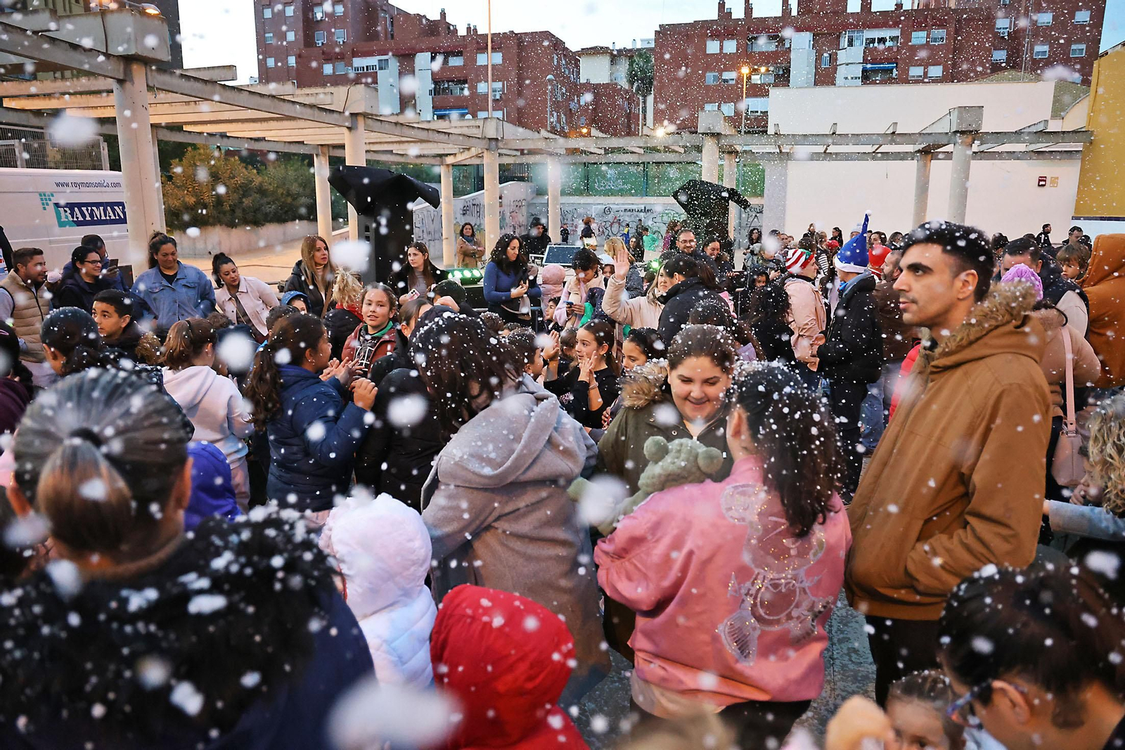 Imágenes de la última nevada de la Navidad en Huelva