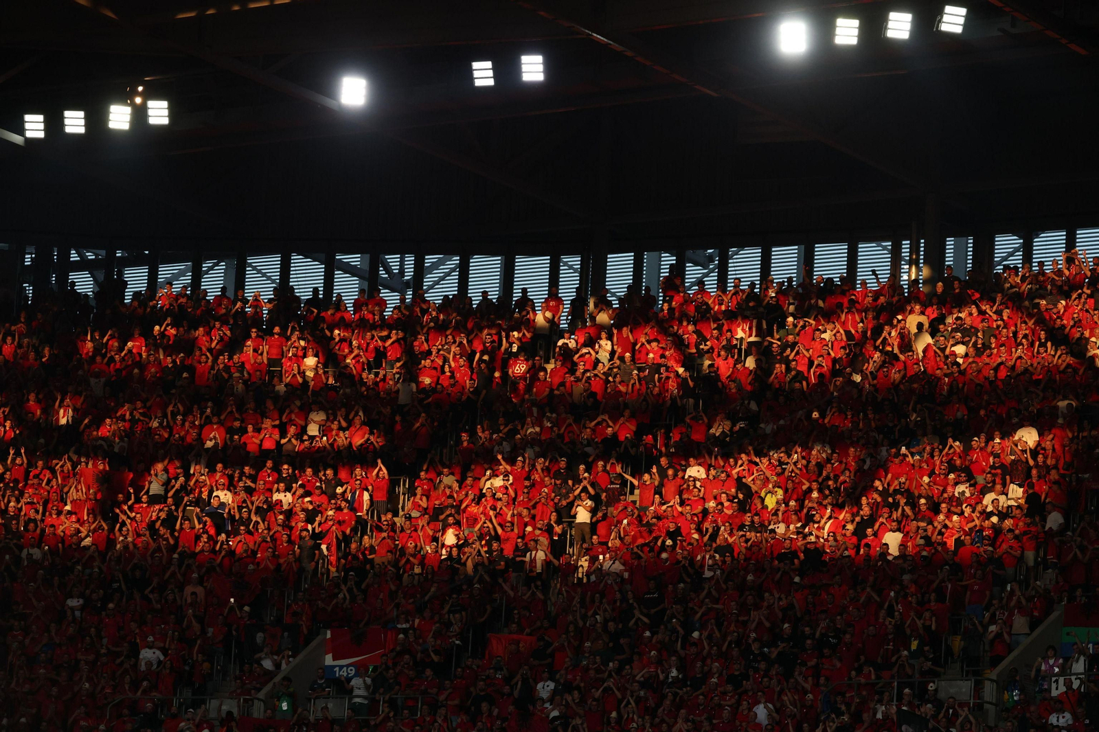 Las fotos del Albania - España