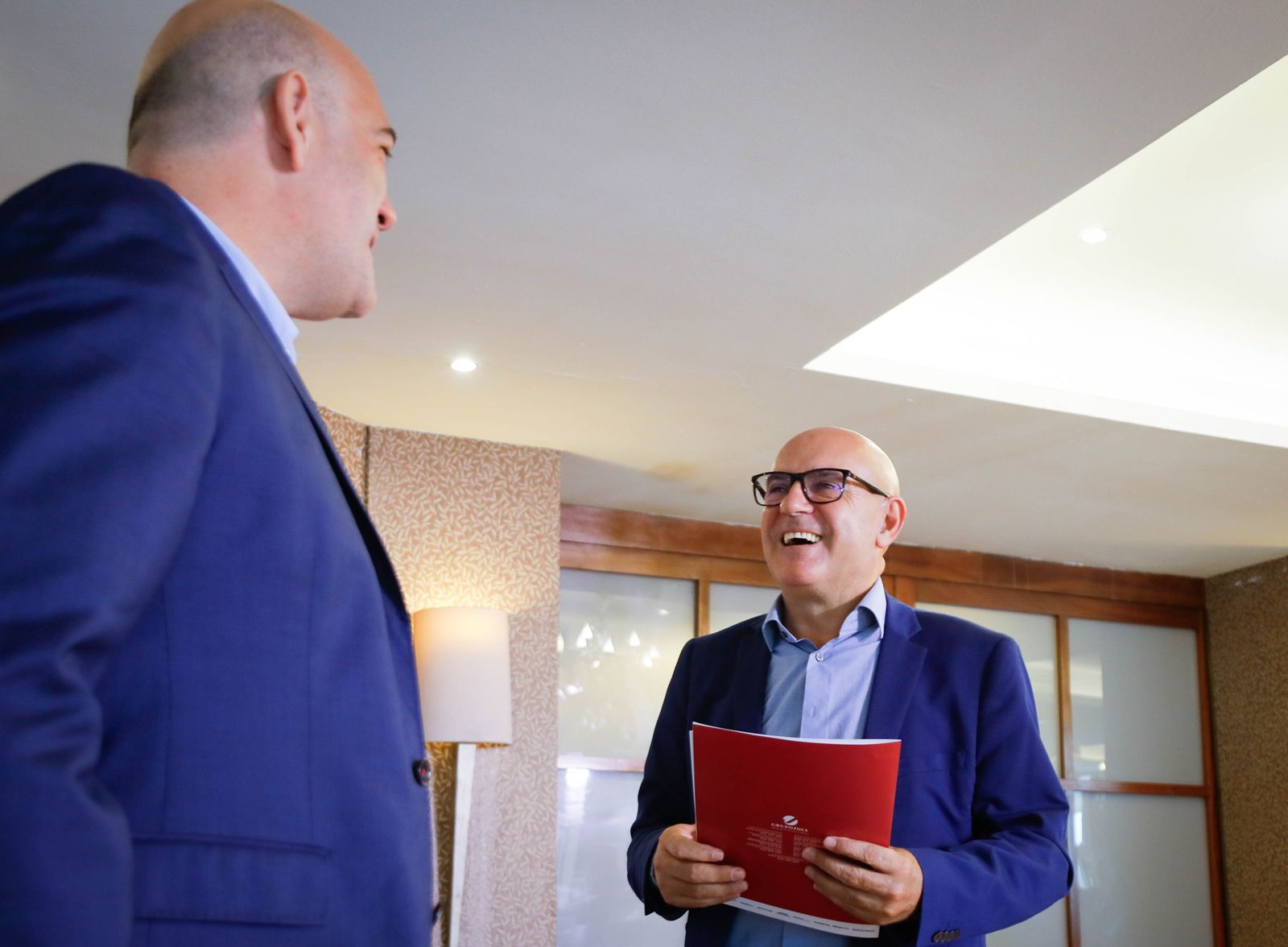 Imágenes del desayuno coloquio de Diario de Almería, con Jesús Barranco, CEO de La Unión