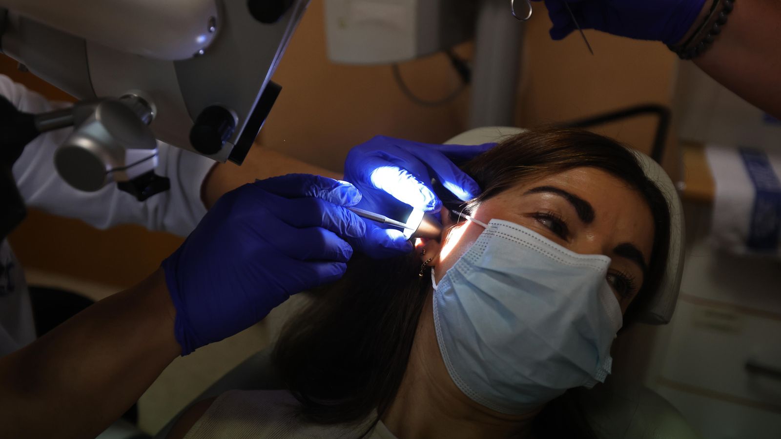 Detalle de una consulta de Otorrino en el Hospital San Juan de Dios del Aljarafe.