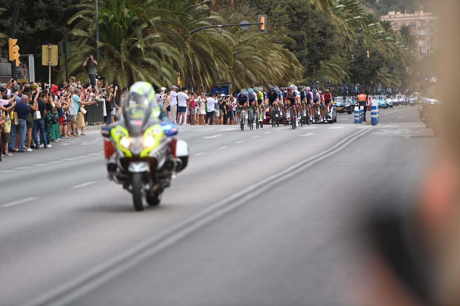 Las fotos de la Vuelta a España al paso por Málaga capital