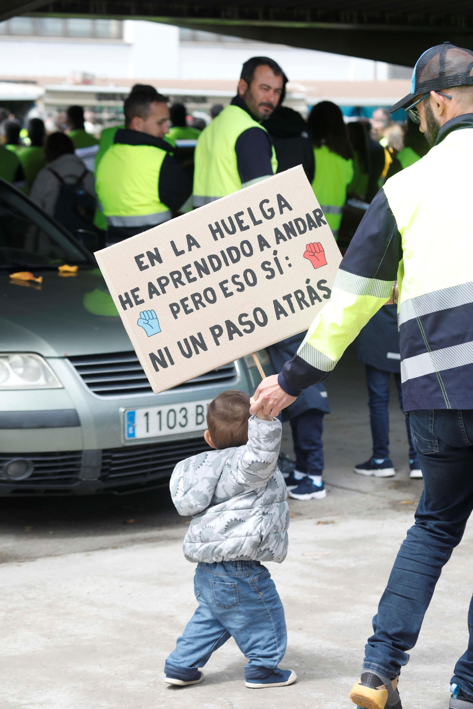 Una curiosa pancarta.