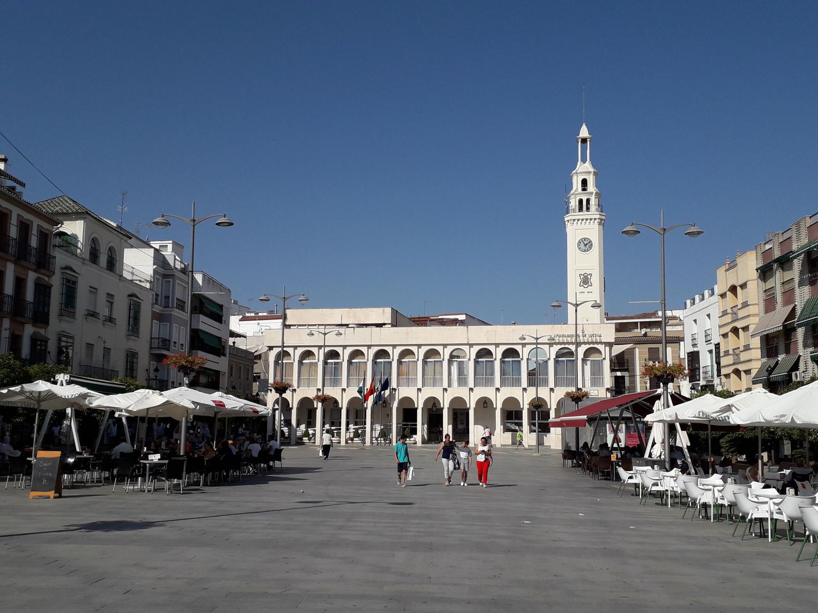 Ayuntamiento de Lucena, en la plaza Nueva.