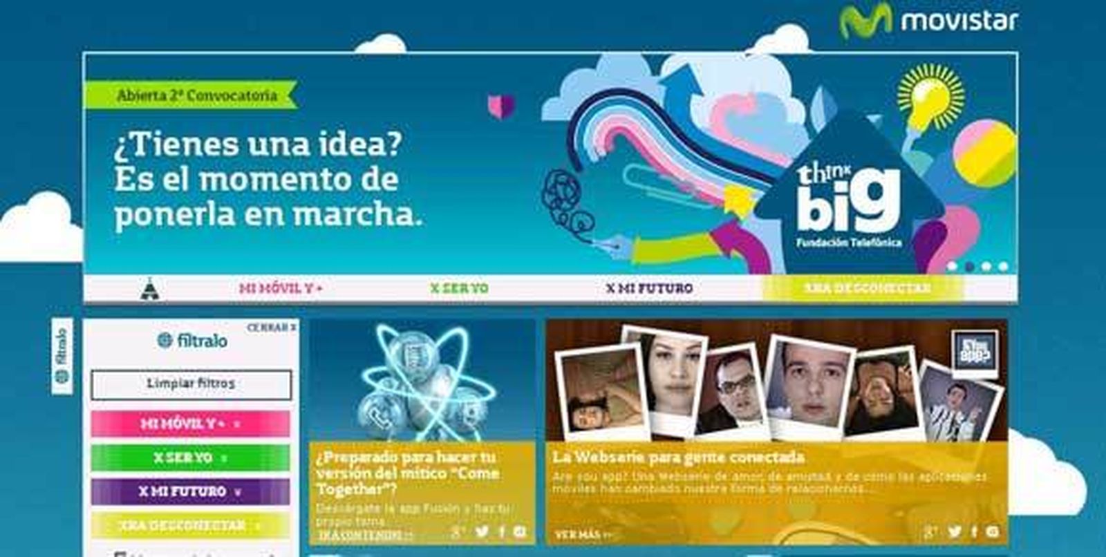 Movistar estrena en la web su espacio dirigido a los jóvenes