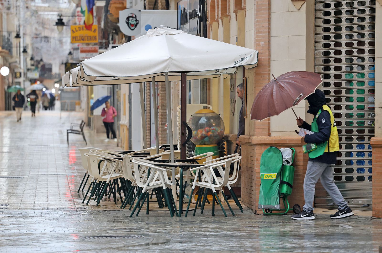 Imágenes del paso de la DANA por Huelva