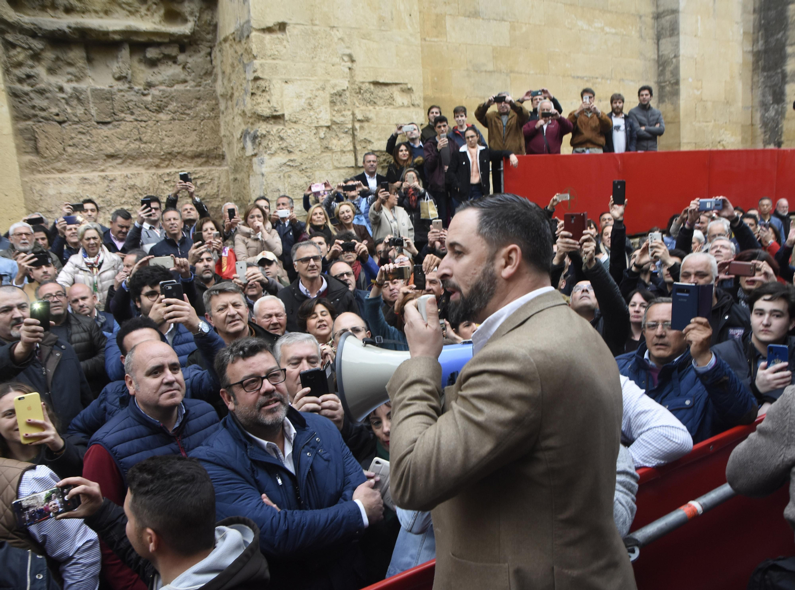 Mitin de Vox con Santiago Abascal en Córdoba