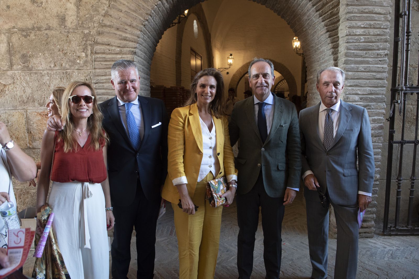 ELENA BORRERO, ALFONSO MÁRQUEZ, CRISTINA SALAZAR, ALBERTO DELGADO Y JOSÉ PEÑA ORTEGA