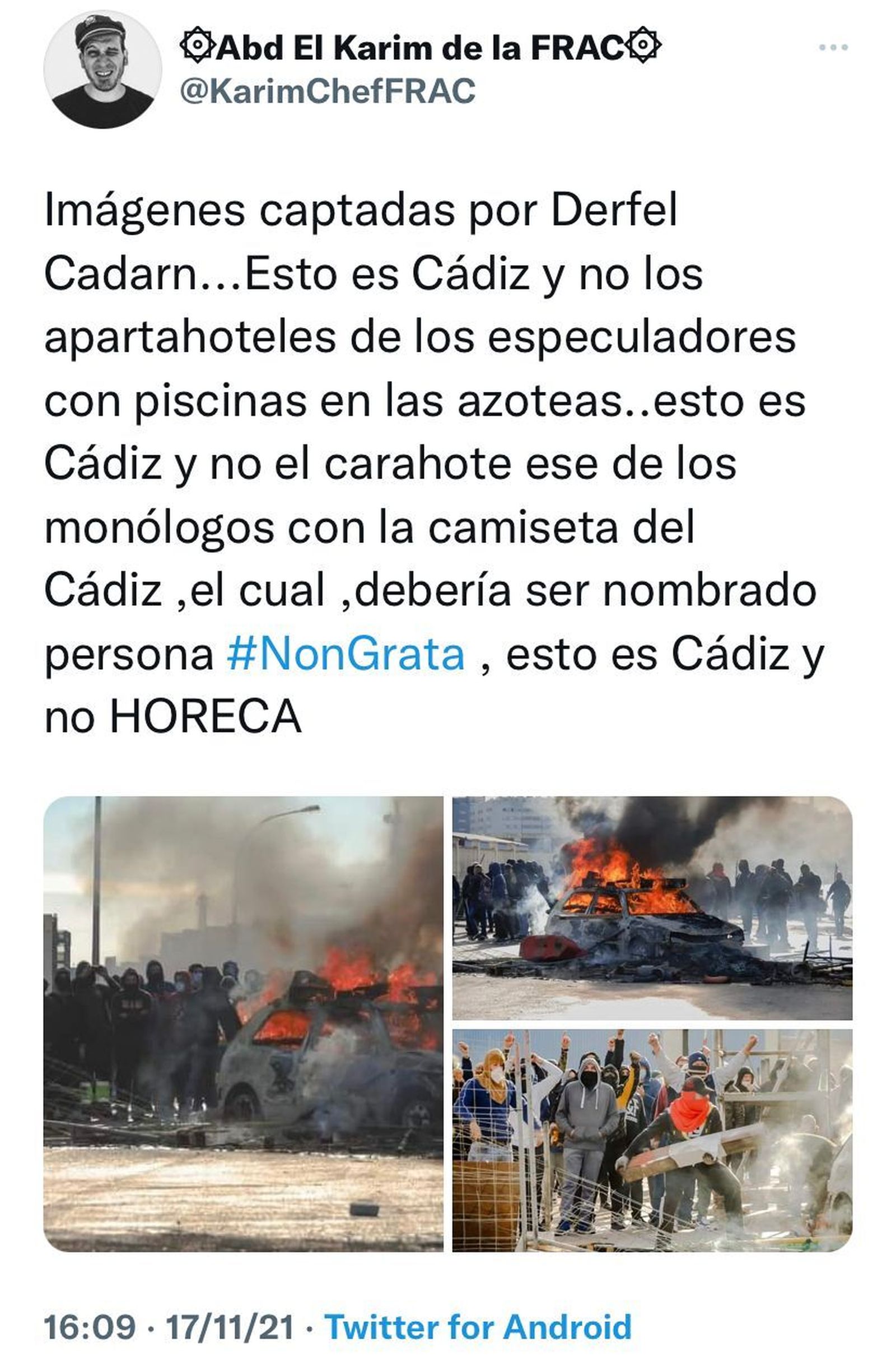 La corrosiva opinión de Karim