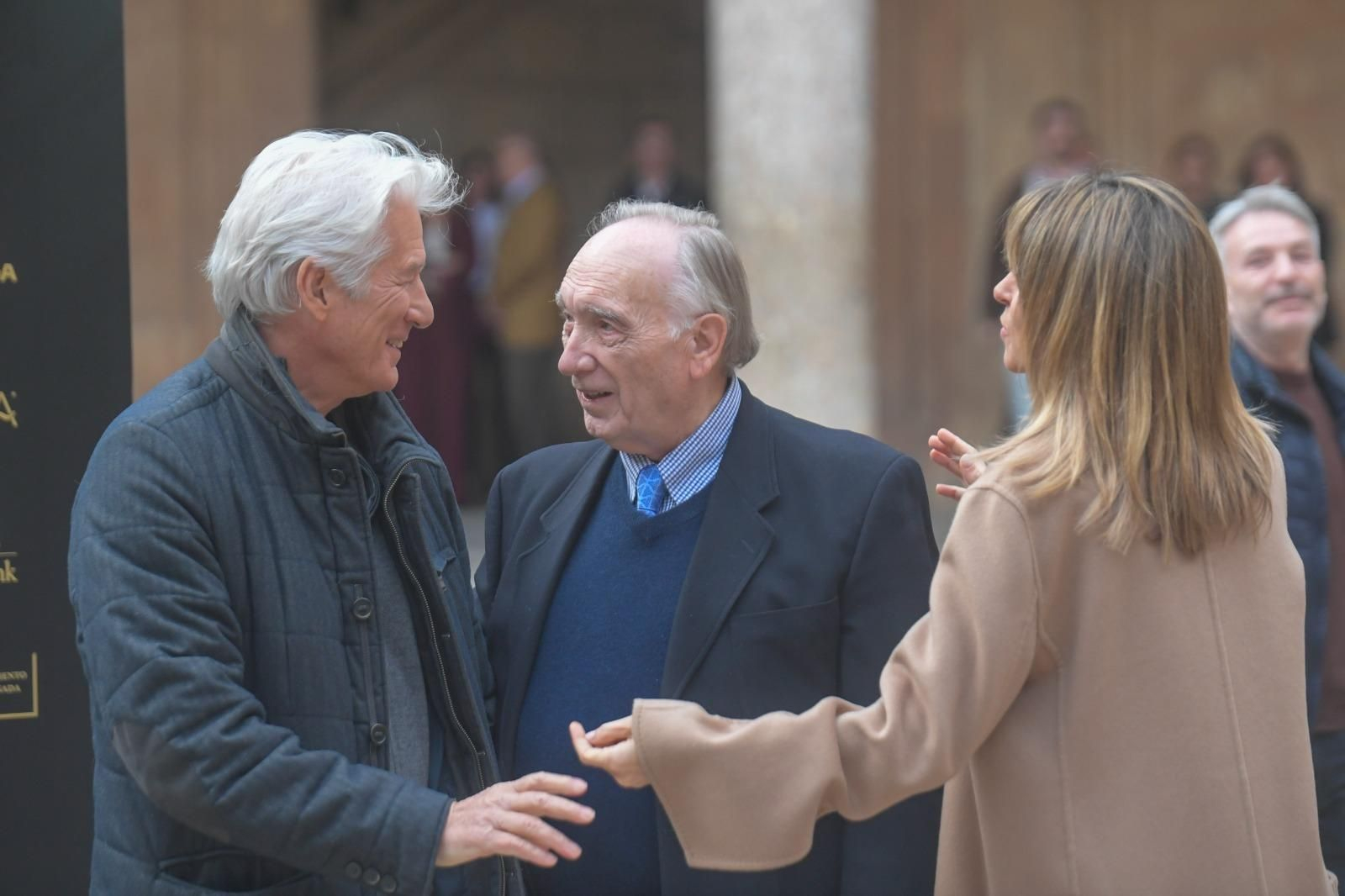 Así ha sido la llegada de Richard Gere al Palacio Carlos V de Granada