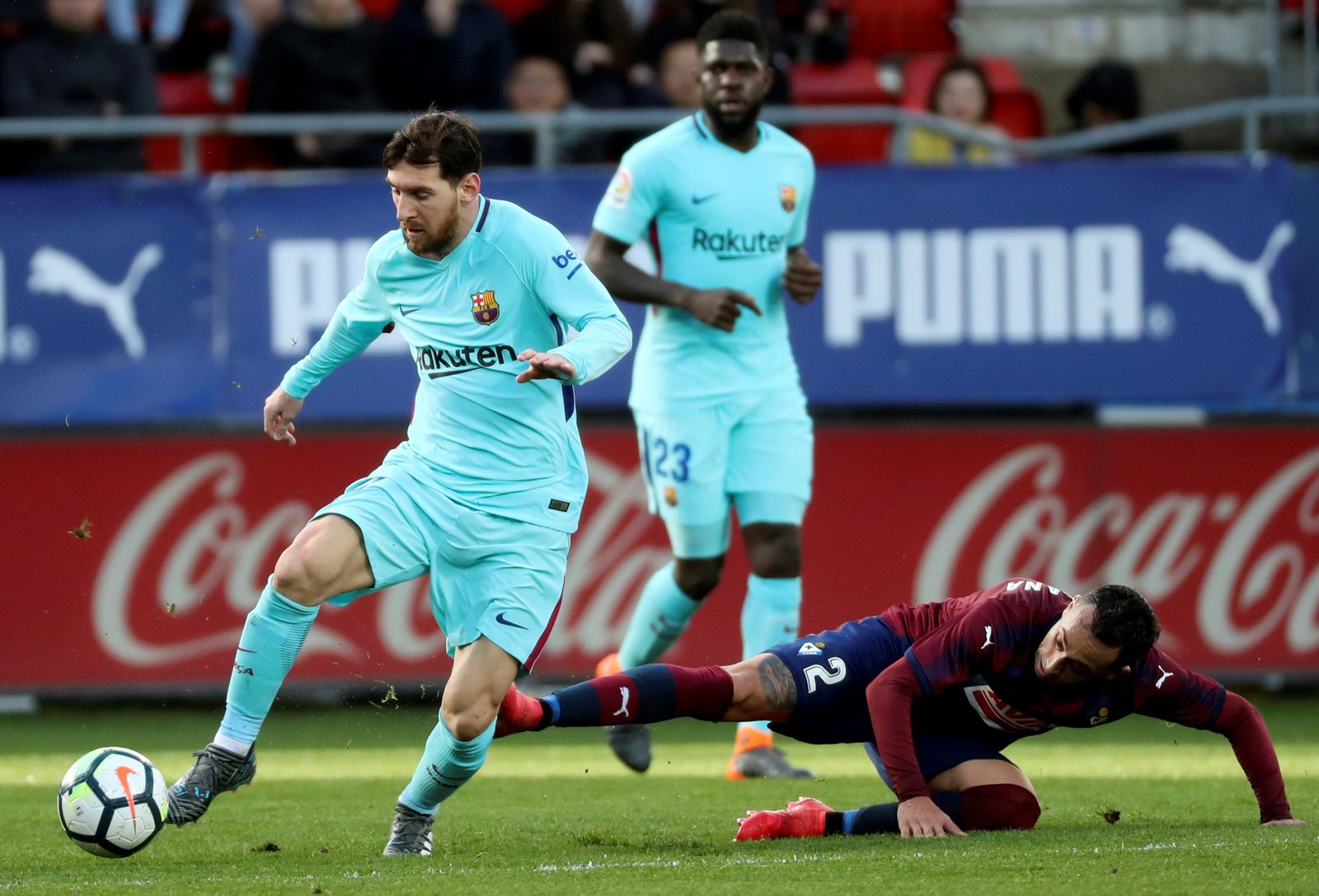 El Eibar-Barcelona, en imágenes