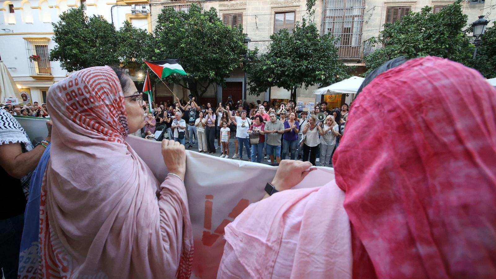 Cacerolada en Jerez para exigir la liberación de la flotilla de Gaza