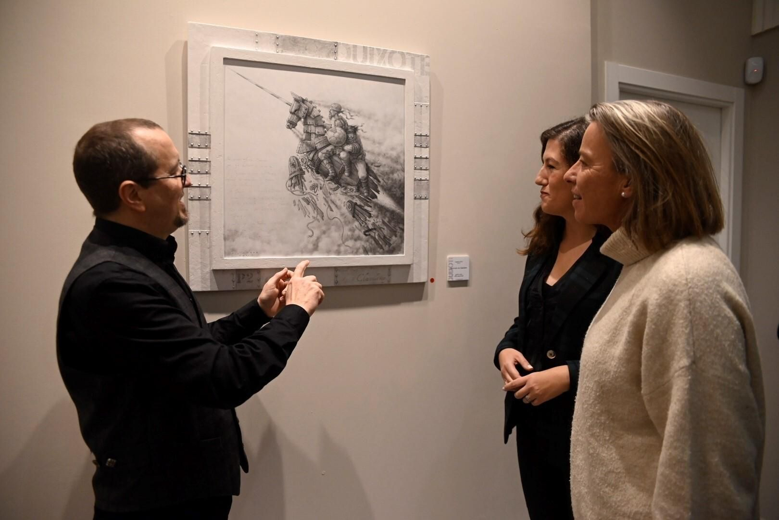 La exposición 'Don Quijote' del pintor cordobés José Luis Muñoz, en imágenes