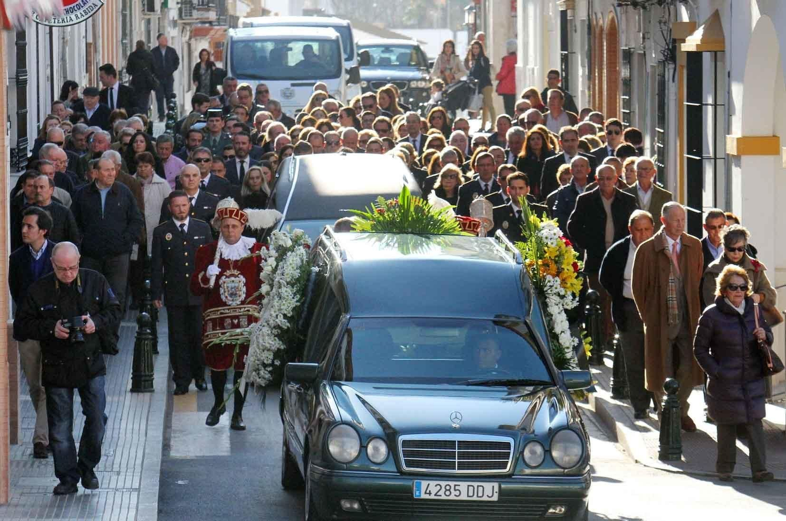 Imágenes del funeral de Pilar Pulgar