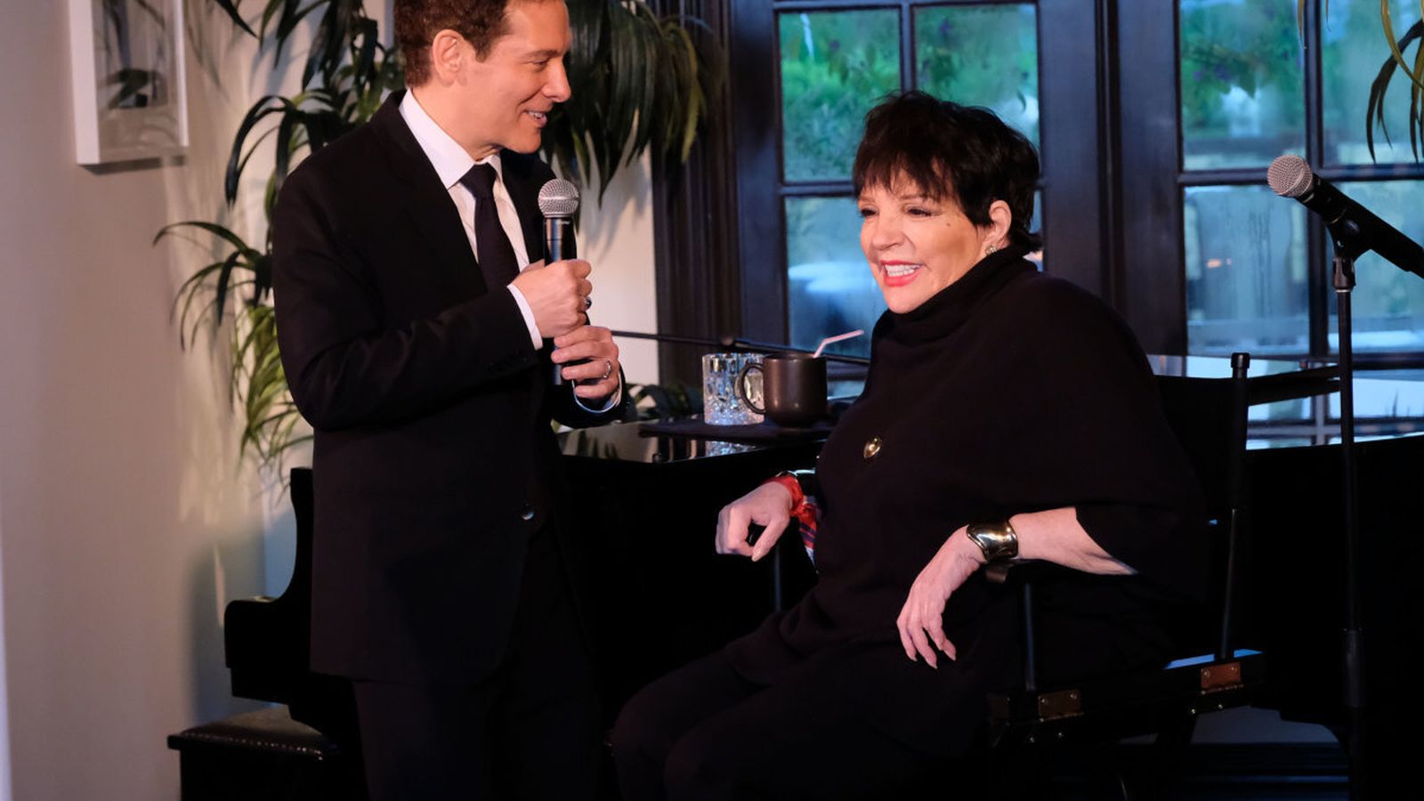 El músico Michael Feinstein, con su gran amiga Liza Minnelli.