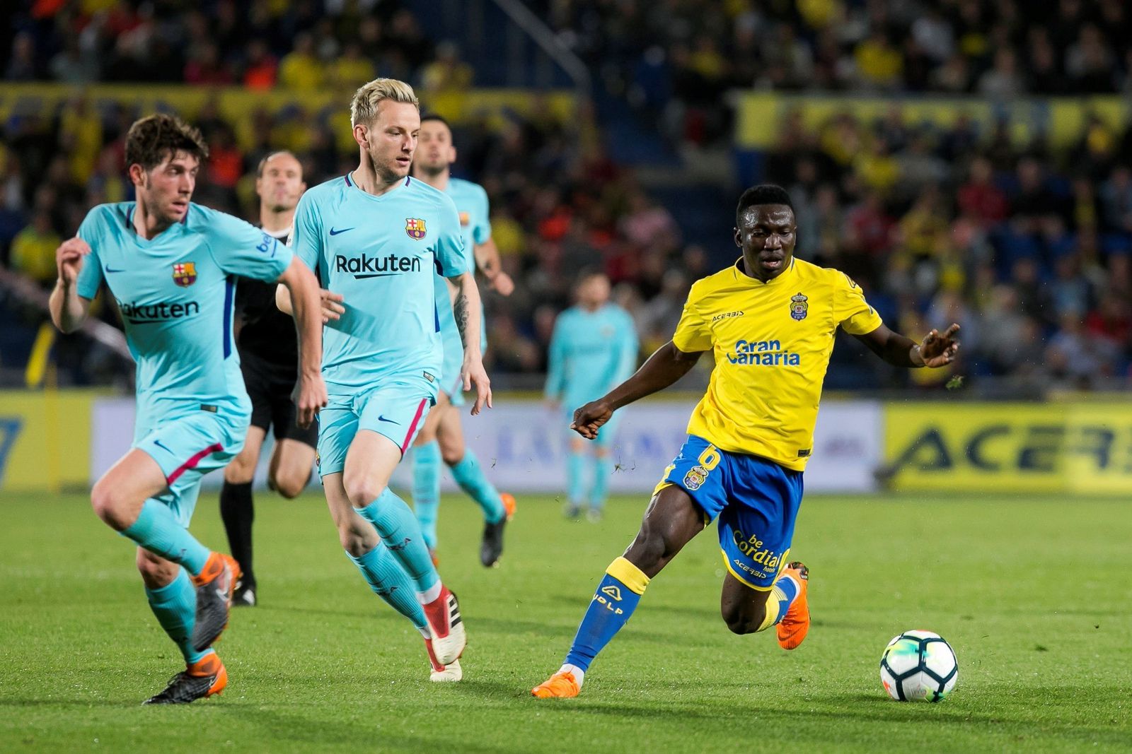 El Las Palmas-Barcelona, en imágenes