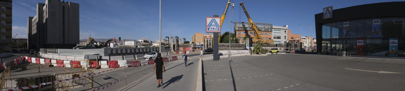 El Puente de la Avenida del Mediterráneo ya es historia, en imágenes