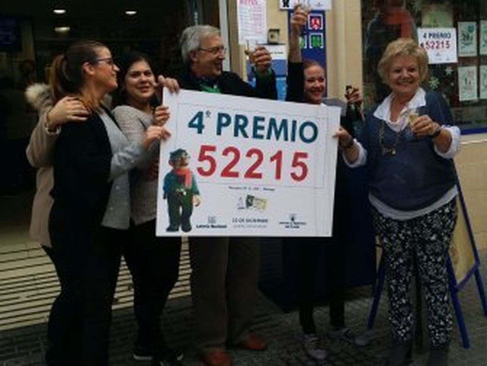 Los cuartos premios dejan varios pellizcos de suerte en Málaga