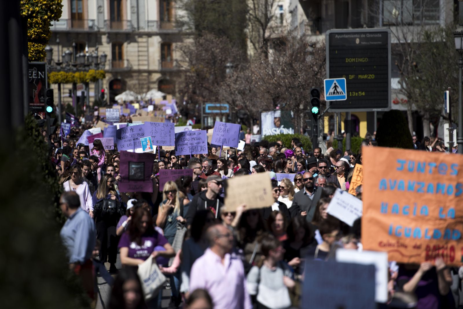 Así ha vivido Granada el 8-M