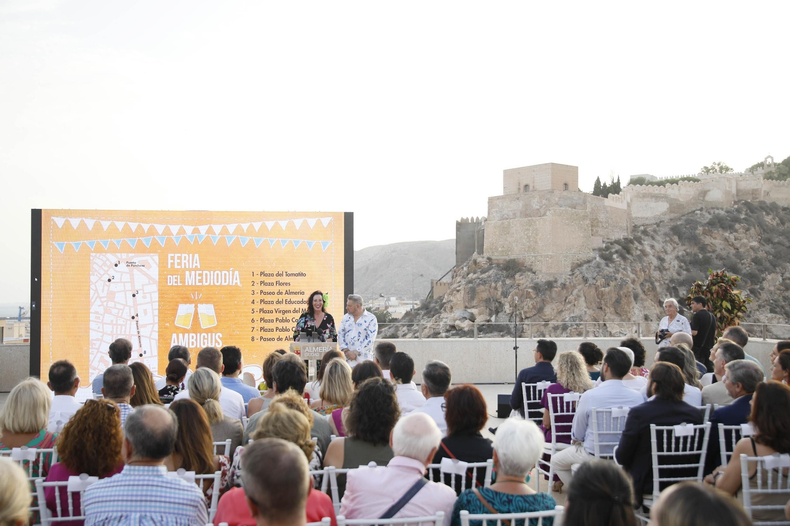 Presentación de la Feria de Almería 2024 en honor de la Virgen del Mar, en imágenes