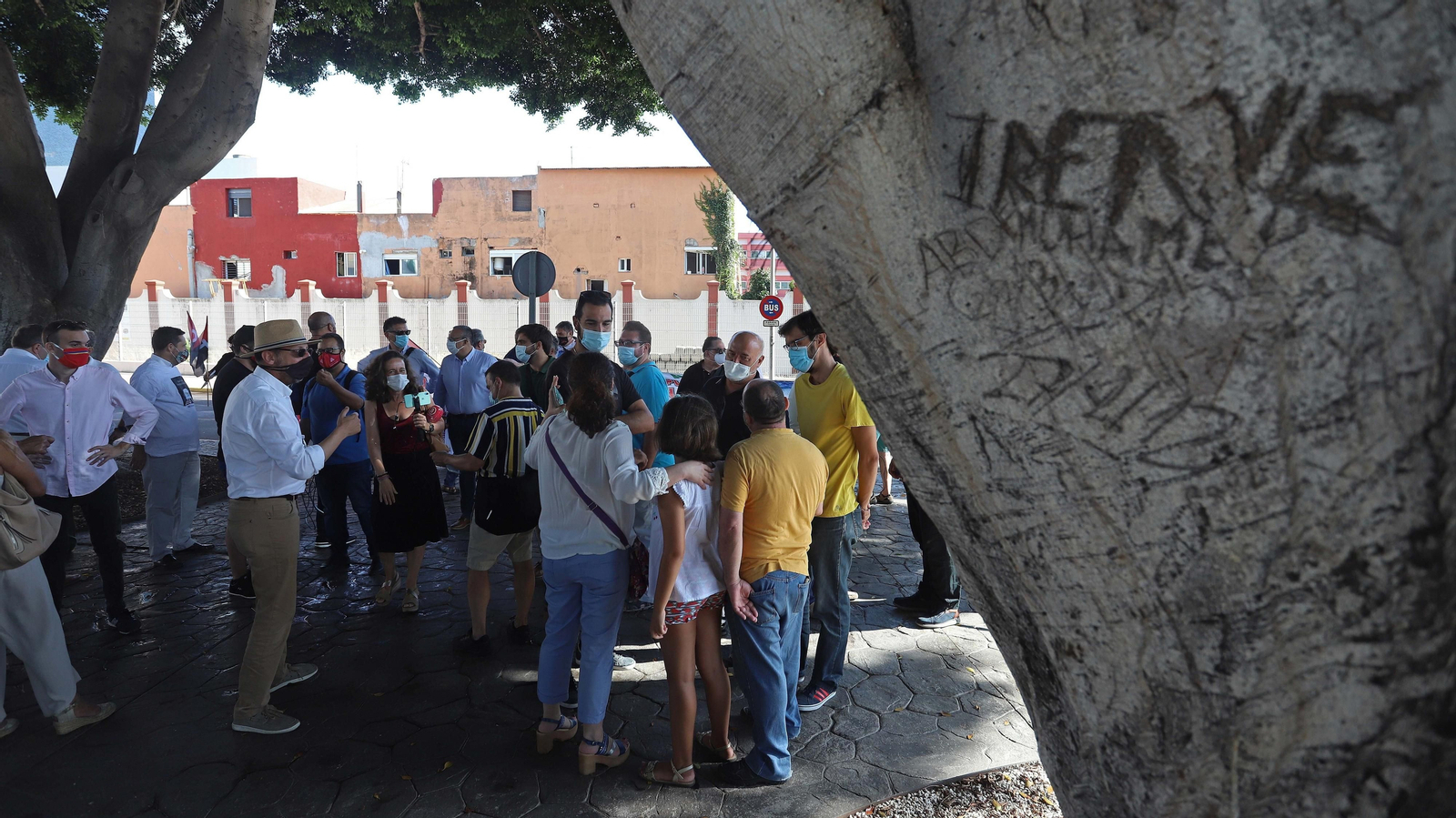 Concentración por el tren en Algeciras