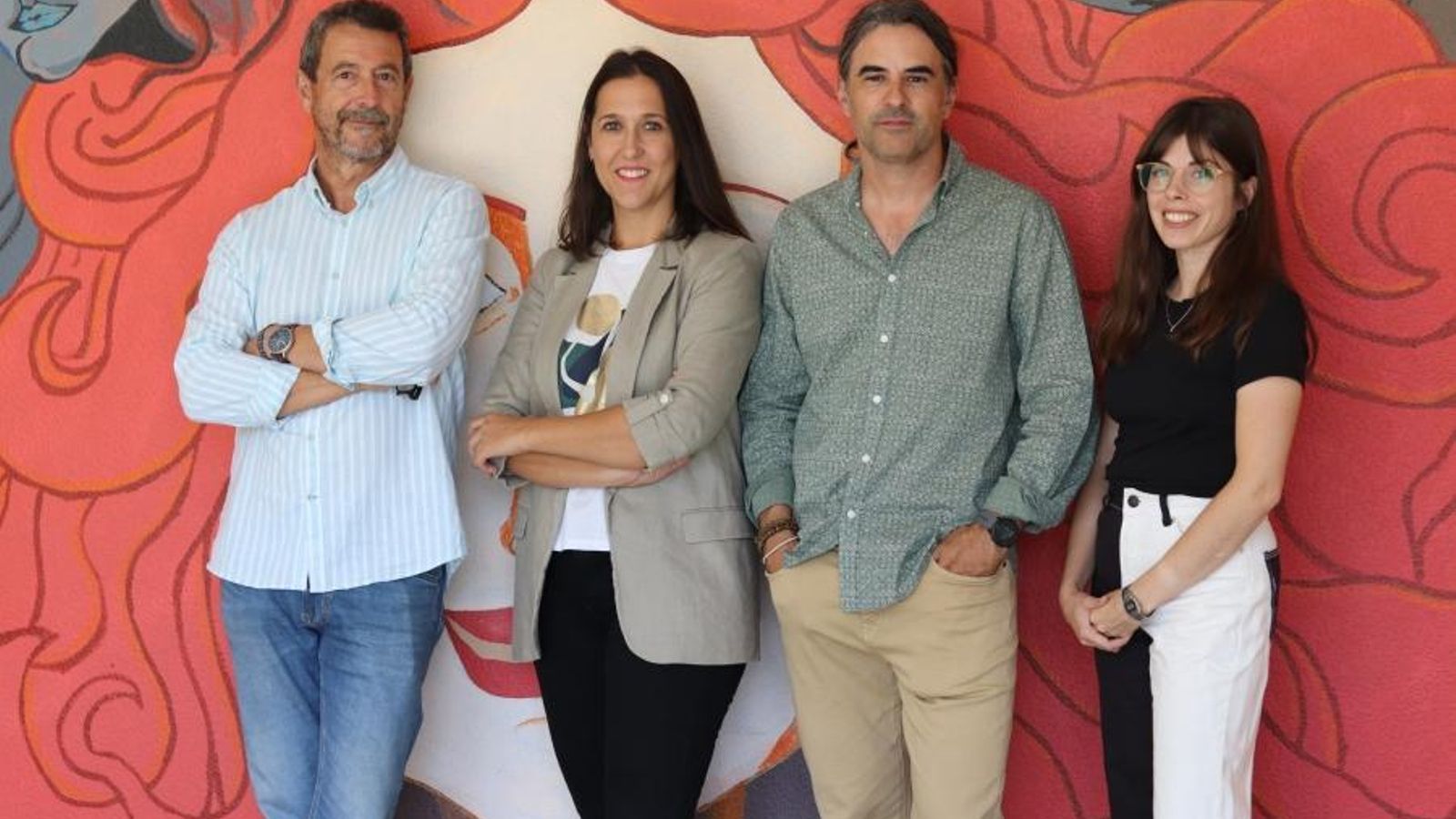 Los investigadores Francisco Sánchez, Rocío Serrano, José Guerrero y Tamara Murillo.