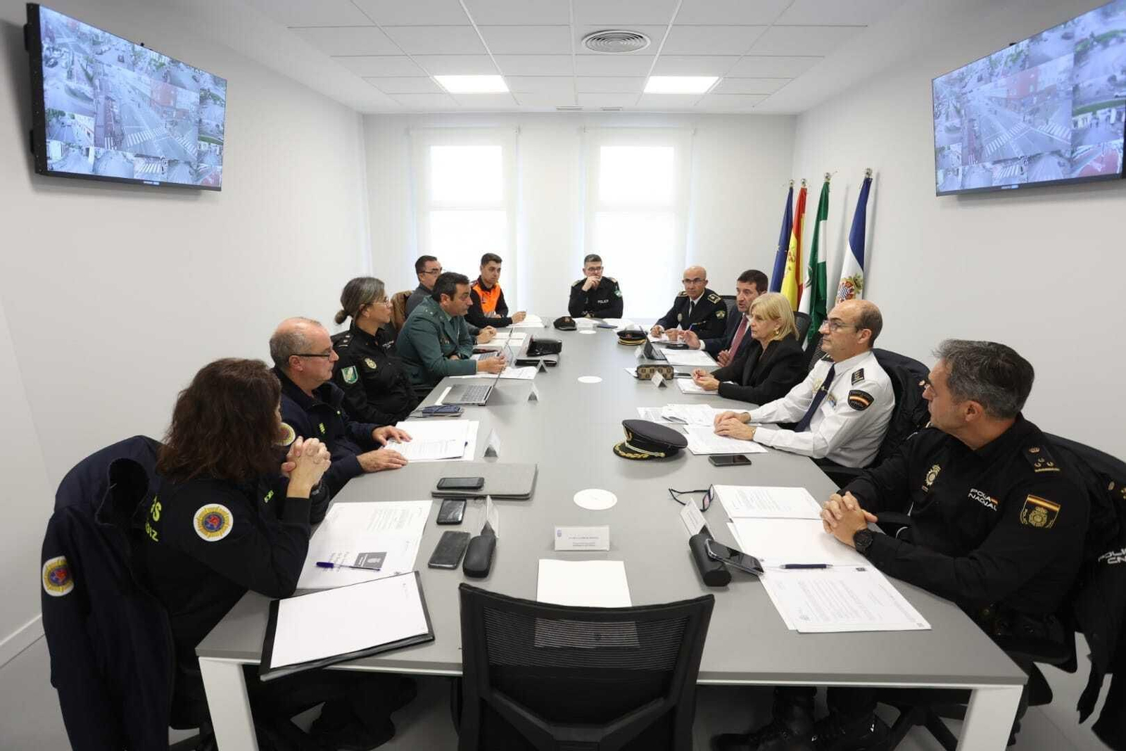 Celebración de la junta de seguridad en Jerez.