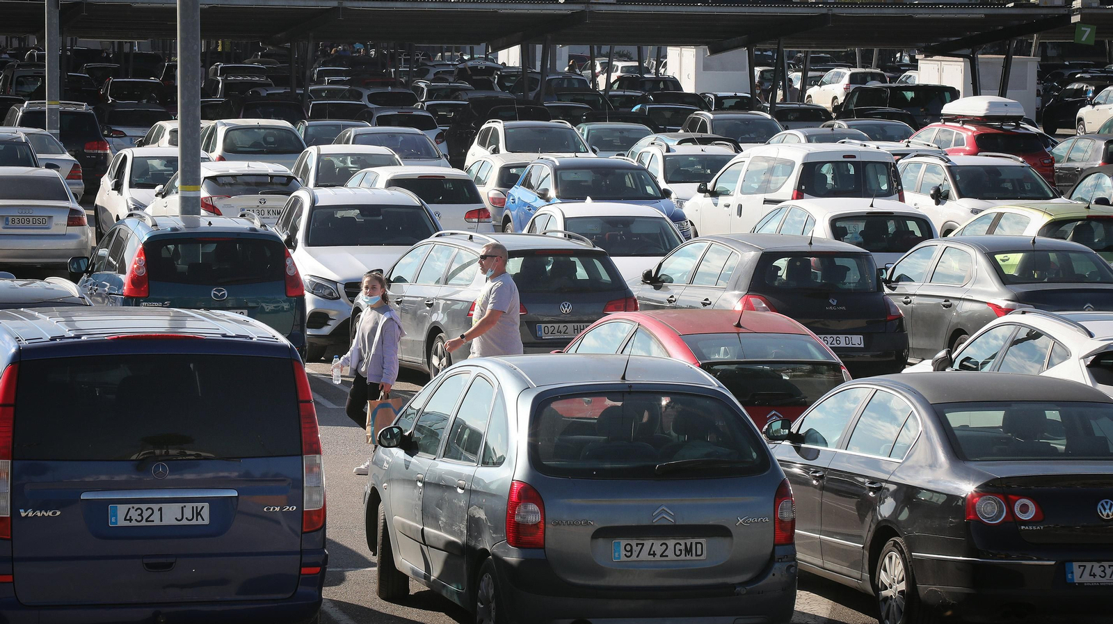 Lleno en los centros comerciales de Jerez