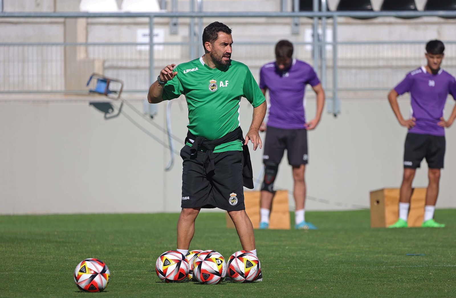 Fotos del entrenamiento de la Balona