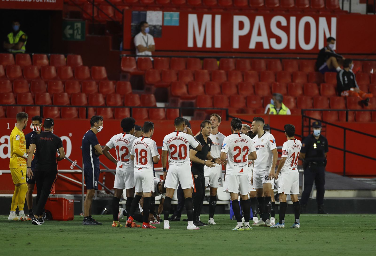 Las imágenes del Sevilla-Valladolid