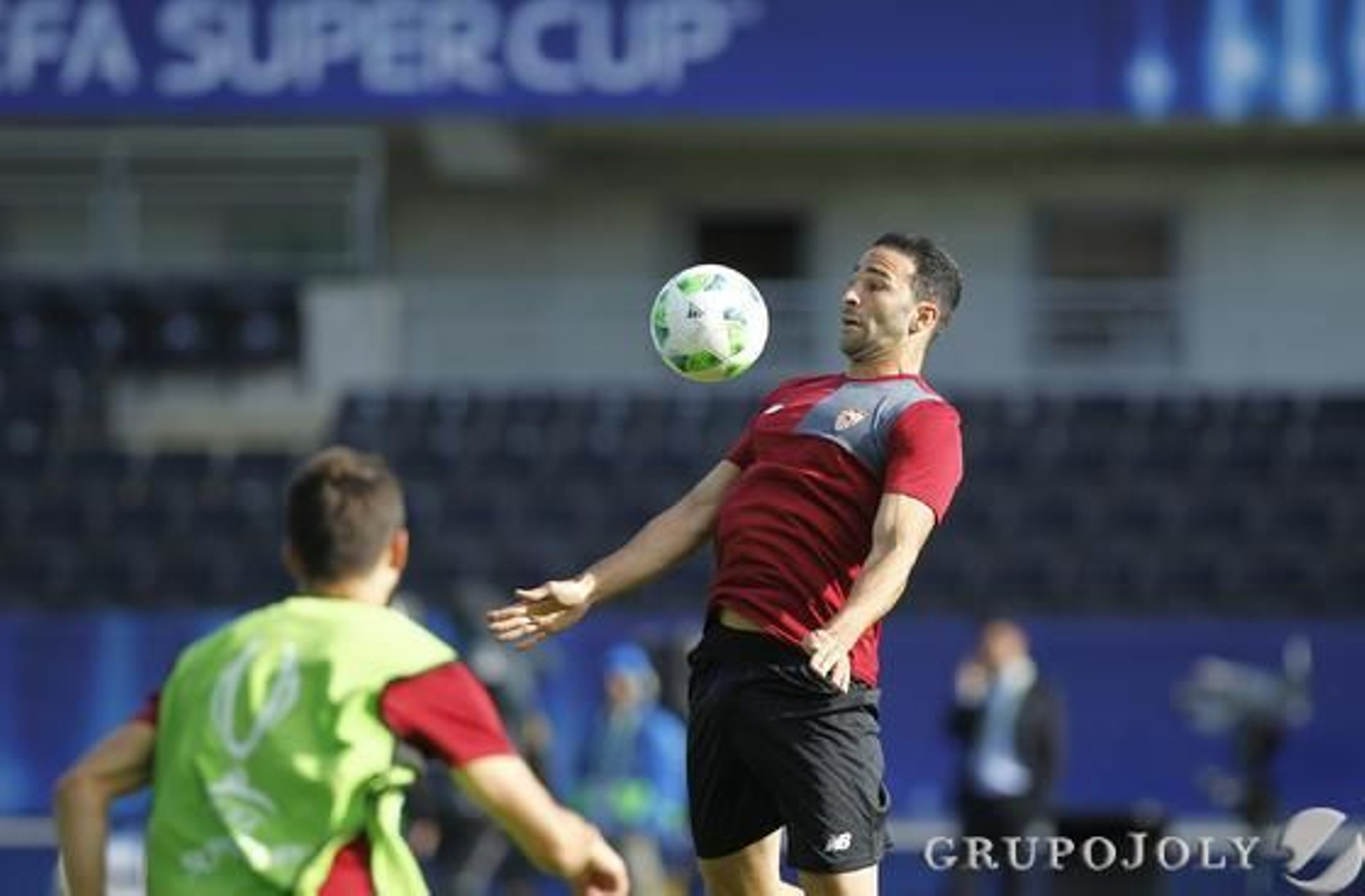 Las imágenes del entrenamiento del Sevilla en Noruega