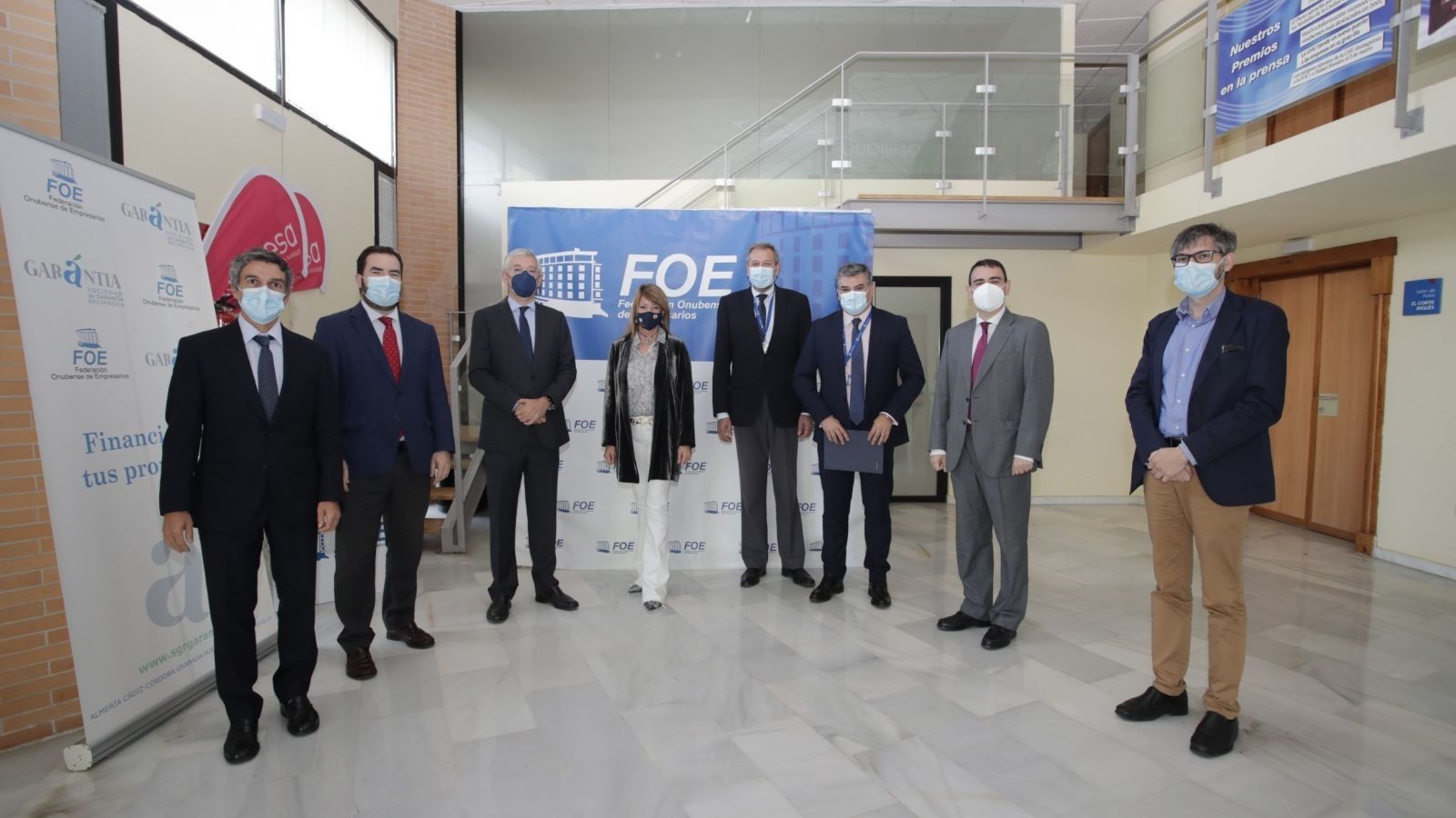 Equipo de la Autoridad Portuaria de Huelva que participaron en la jornada.