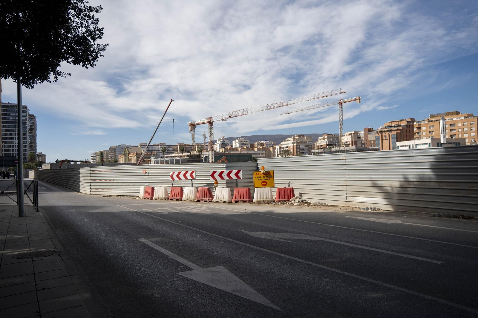 Así avanzan las obras del soterramiento ferroviario en Almería