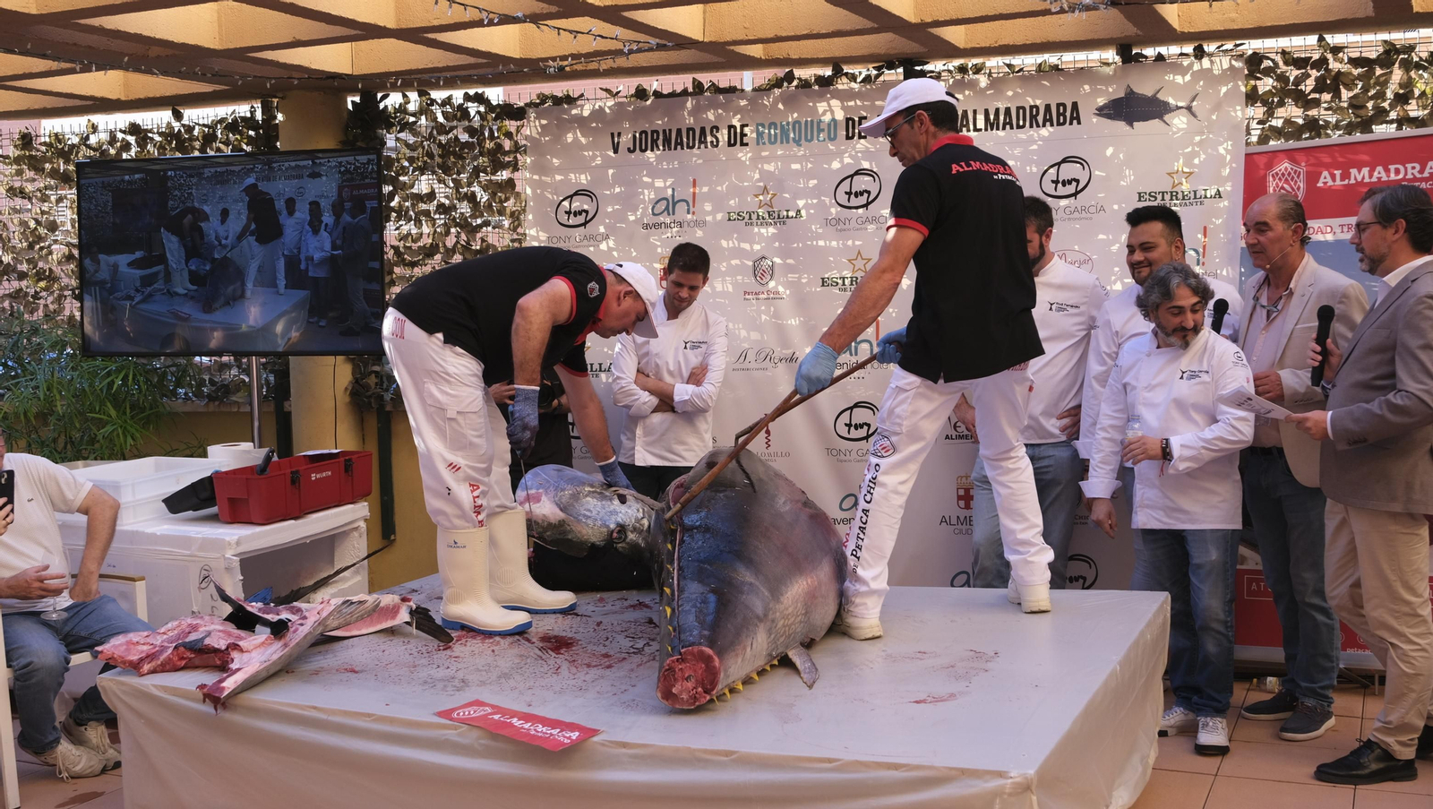 Jornadas del ronqueo del atún de almadraba en el Espacio Gastronómico Tony García, en Almería