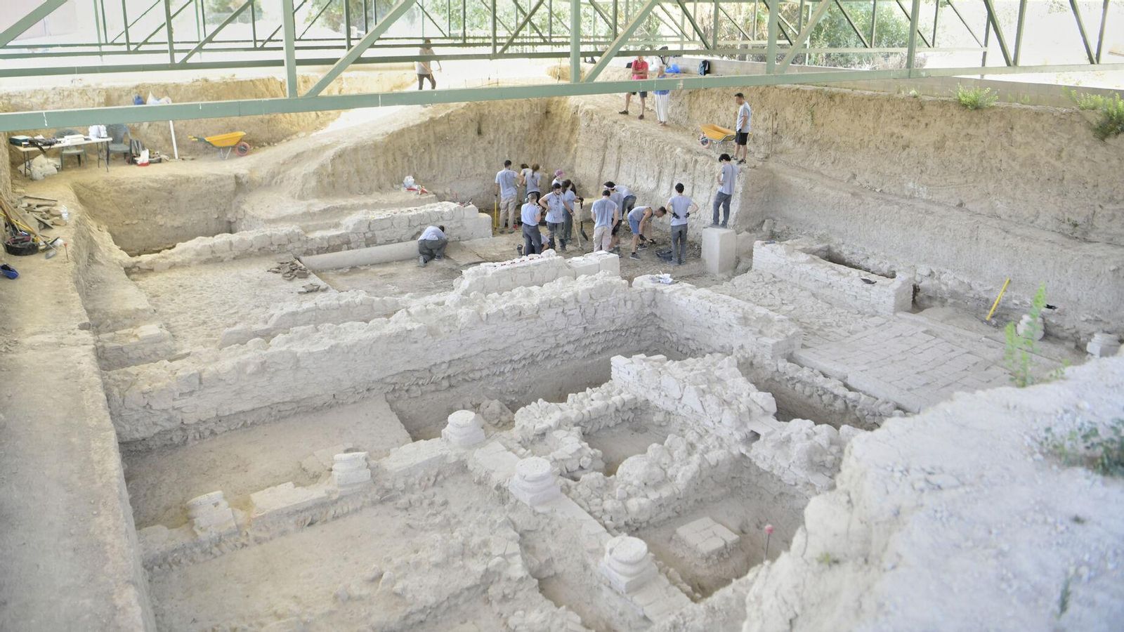 Imagen de la zona de excavación C, en la que se ha intervenido más recientemente