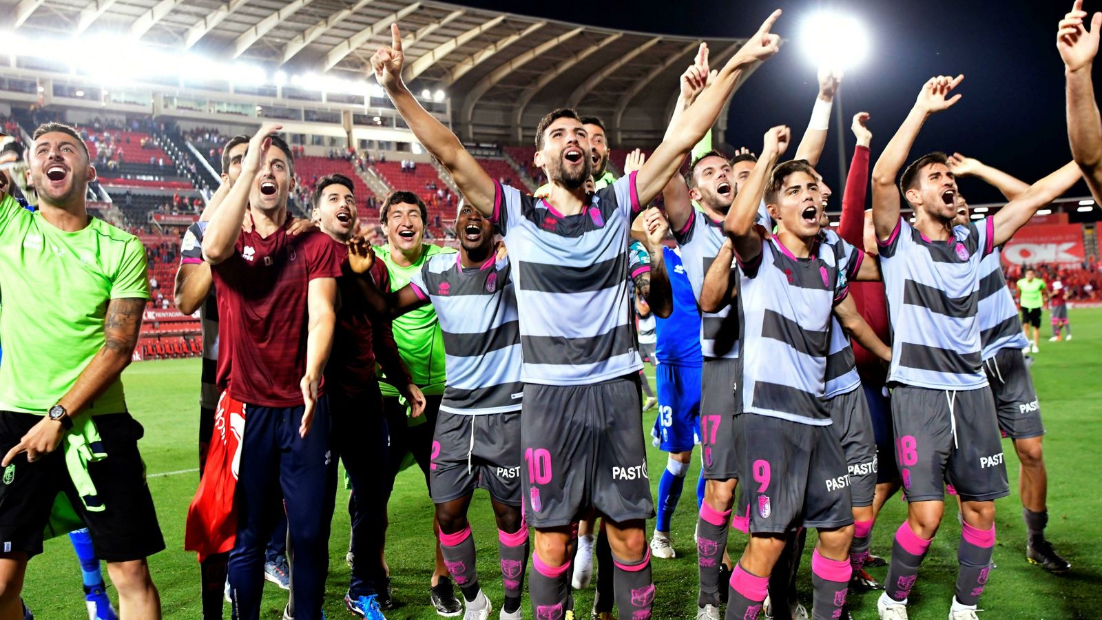 En la pasada temporada el Granada selló el ascenso en Palma de Mallorca