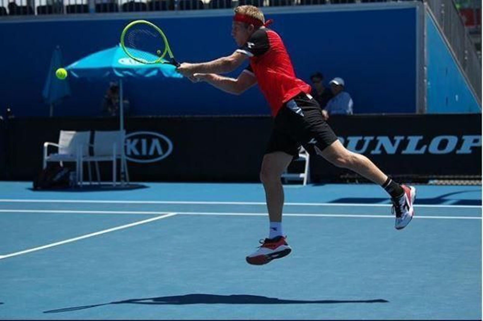 Davidovich, en un partido de esta temporada.