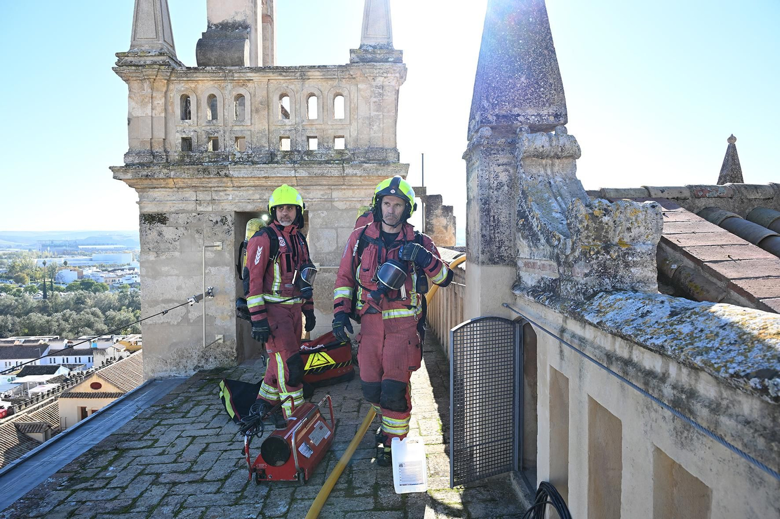 Simulacro de incendio en la Mezquita-Catedral