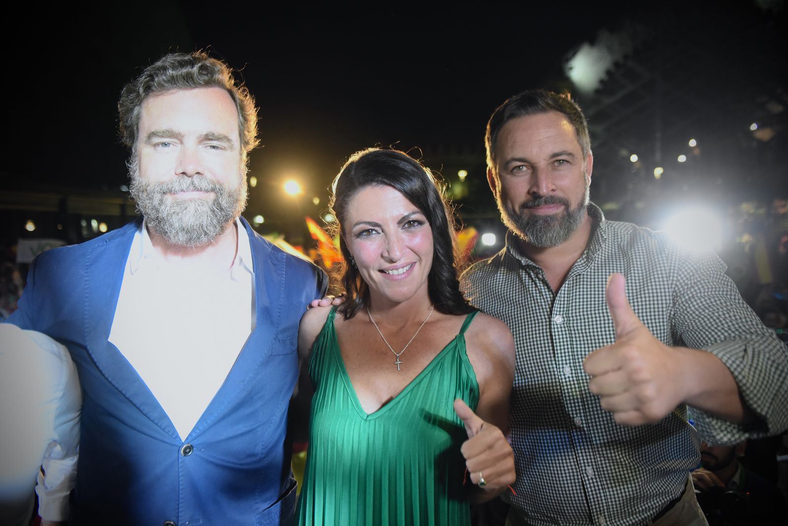 Las imágenes de la noche electoral de Vox