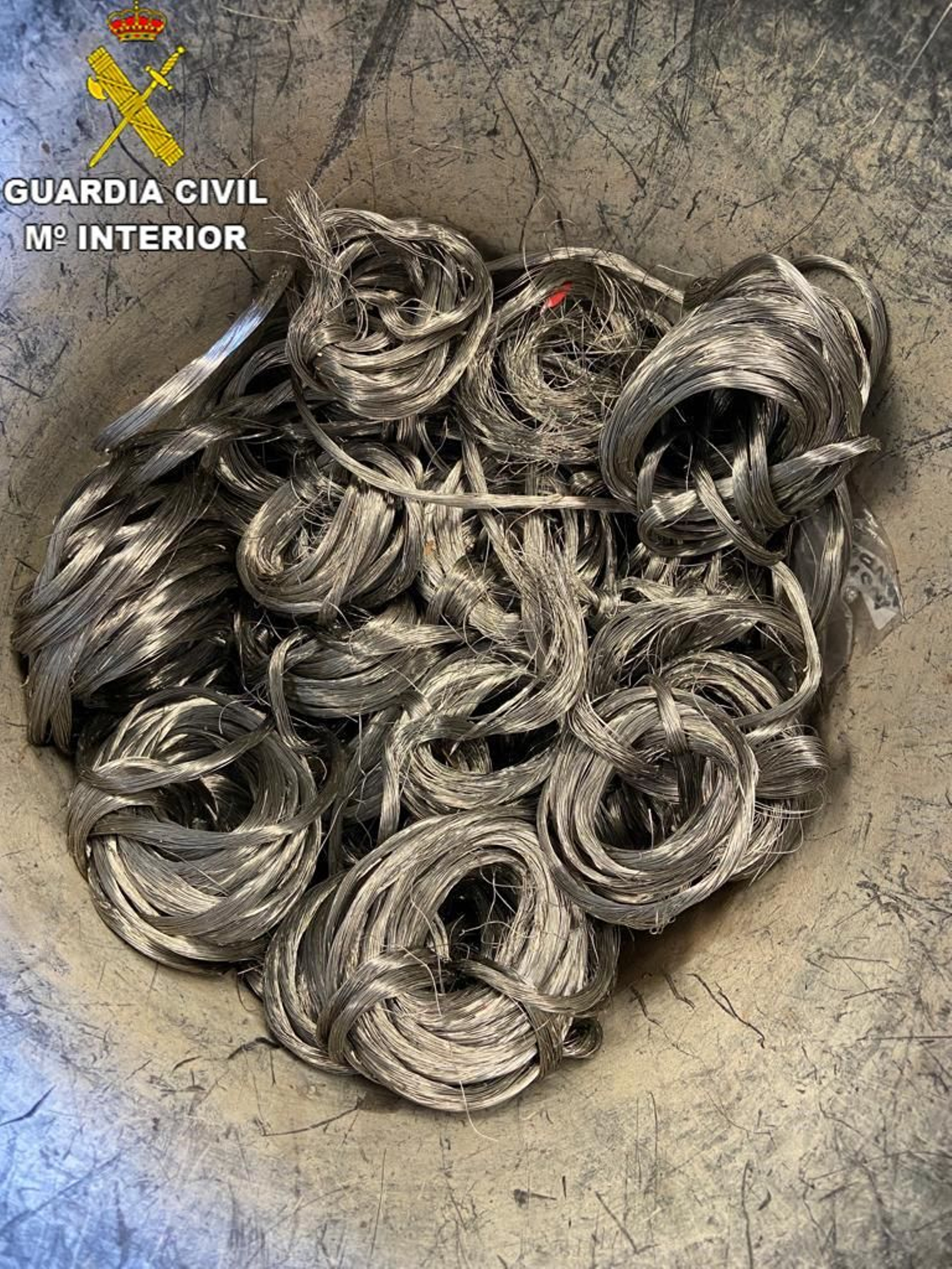 Material sustraído. Material sustraído.