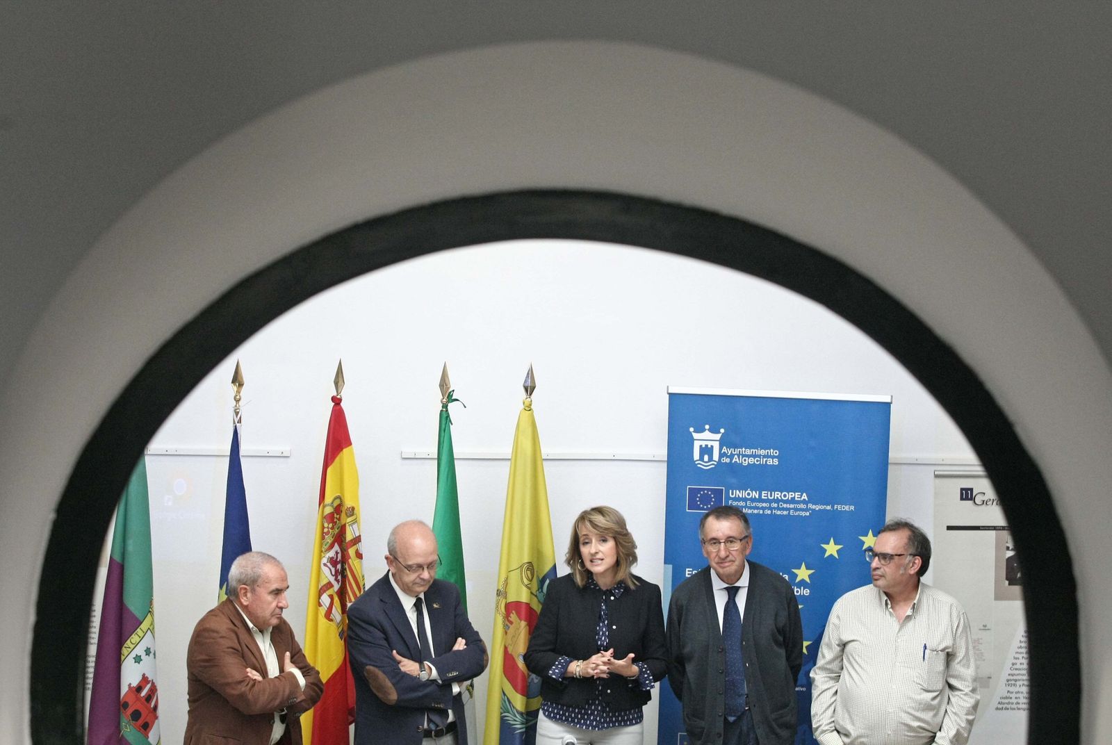 Alberto González Troyano, José Juan Yborra, Pilar Pintor, José Luis Mora y Juan Emilio Ríos.