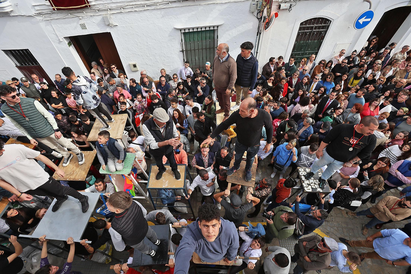 Imágenes de las tiradas de San Antonio Abad en Trigueros