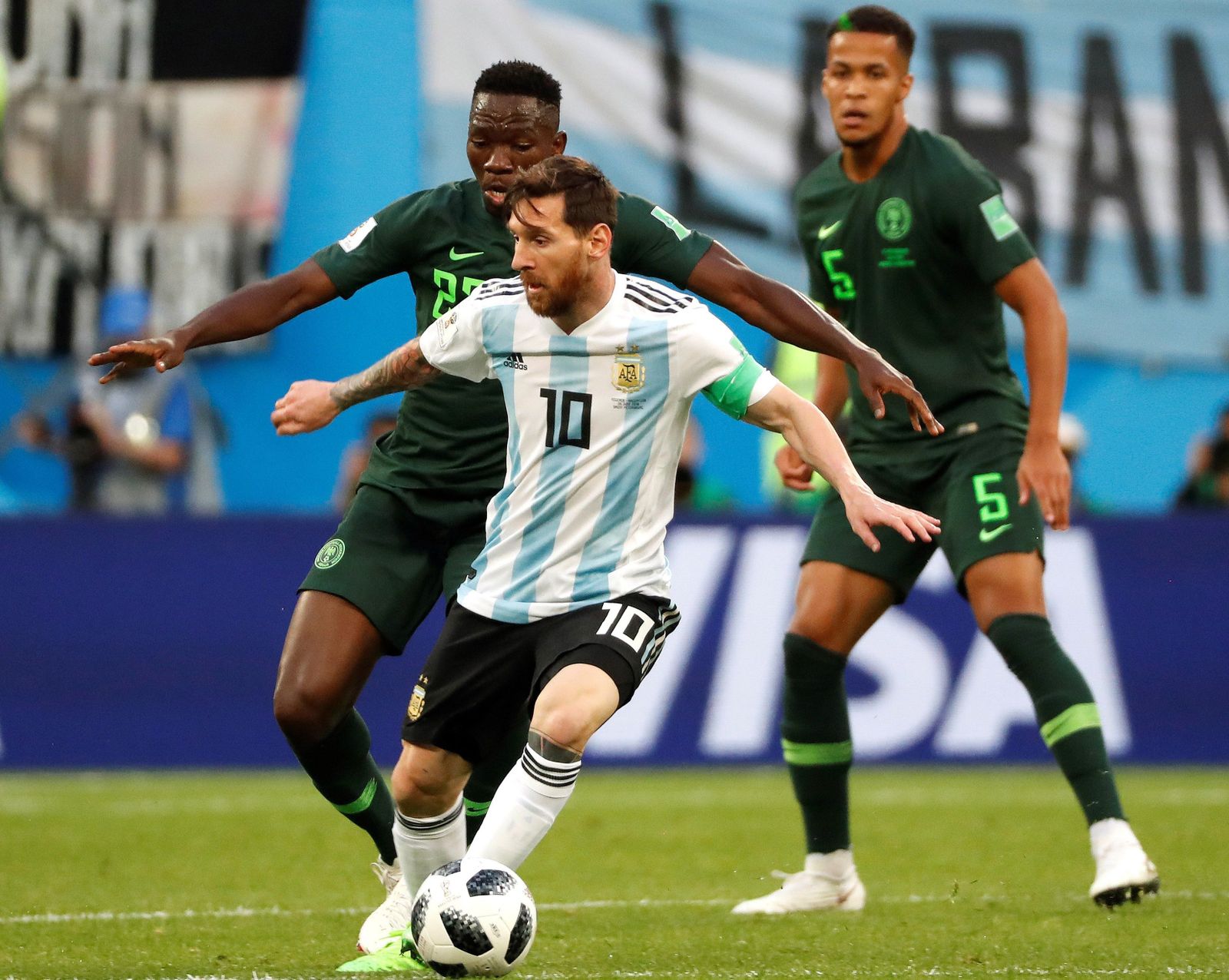 Las imágenes del Nigeria-Argentina