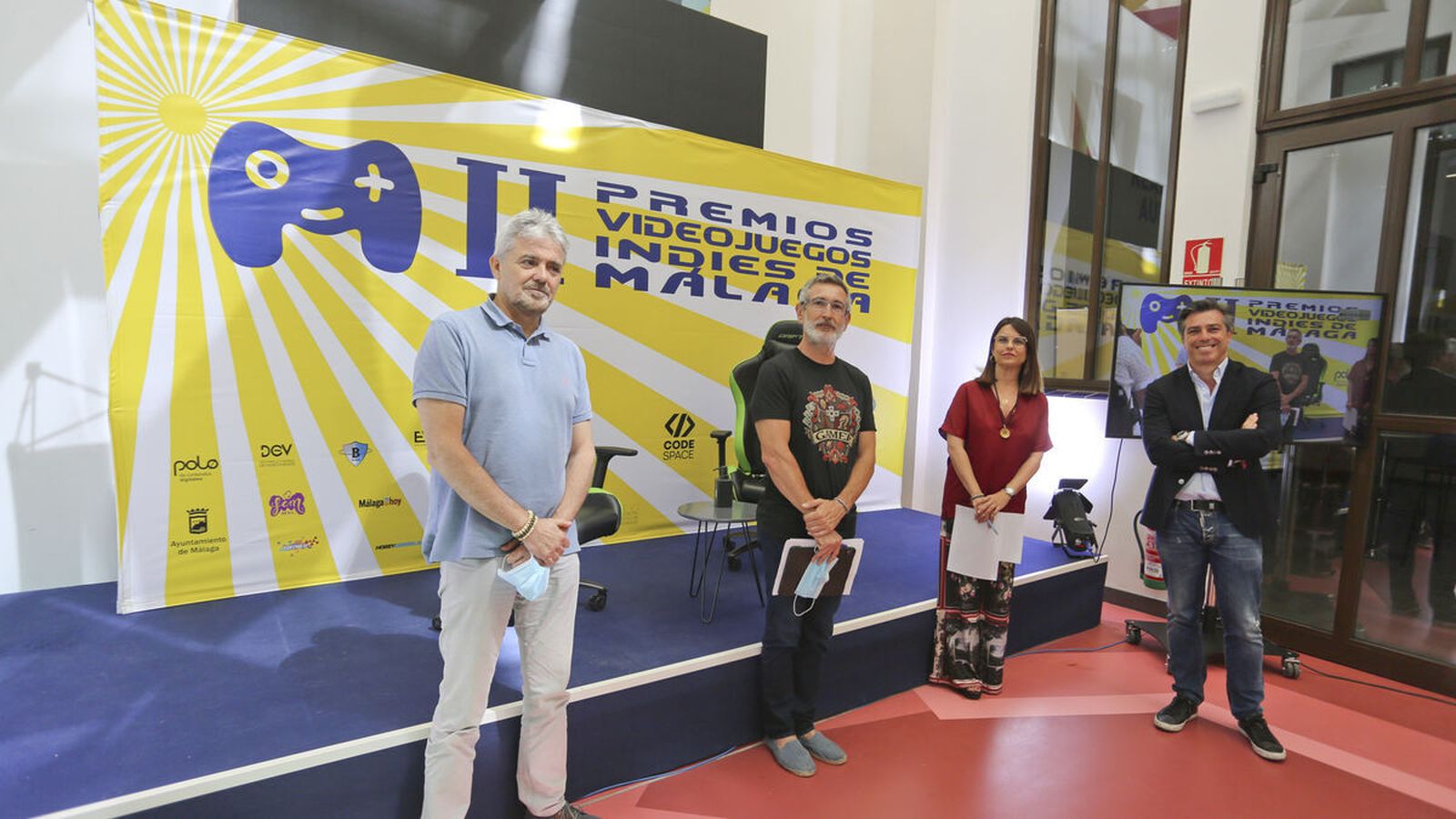 Un momento de la presentación de los II Premios Nacionales para Videojuegos Indies.