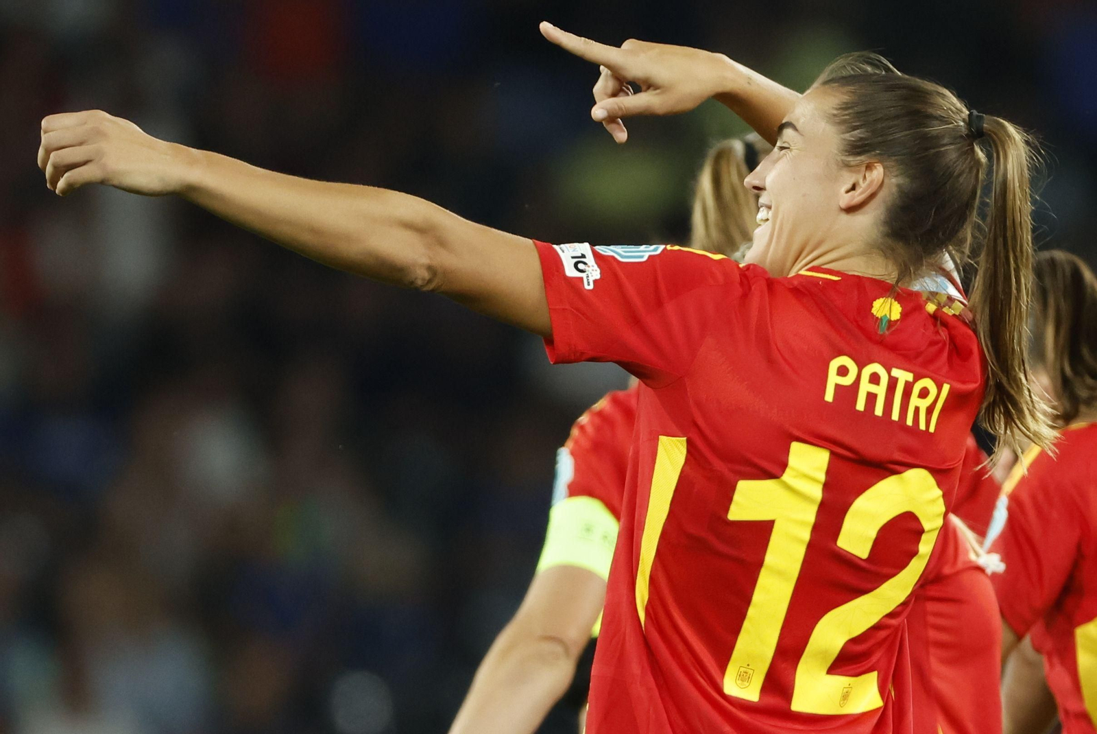 Las fotos del Italia - España de la Eurocopa femenina