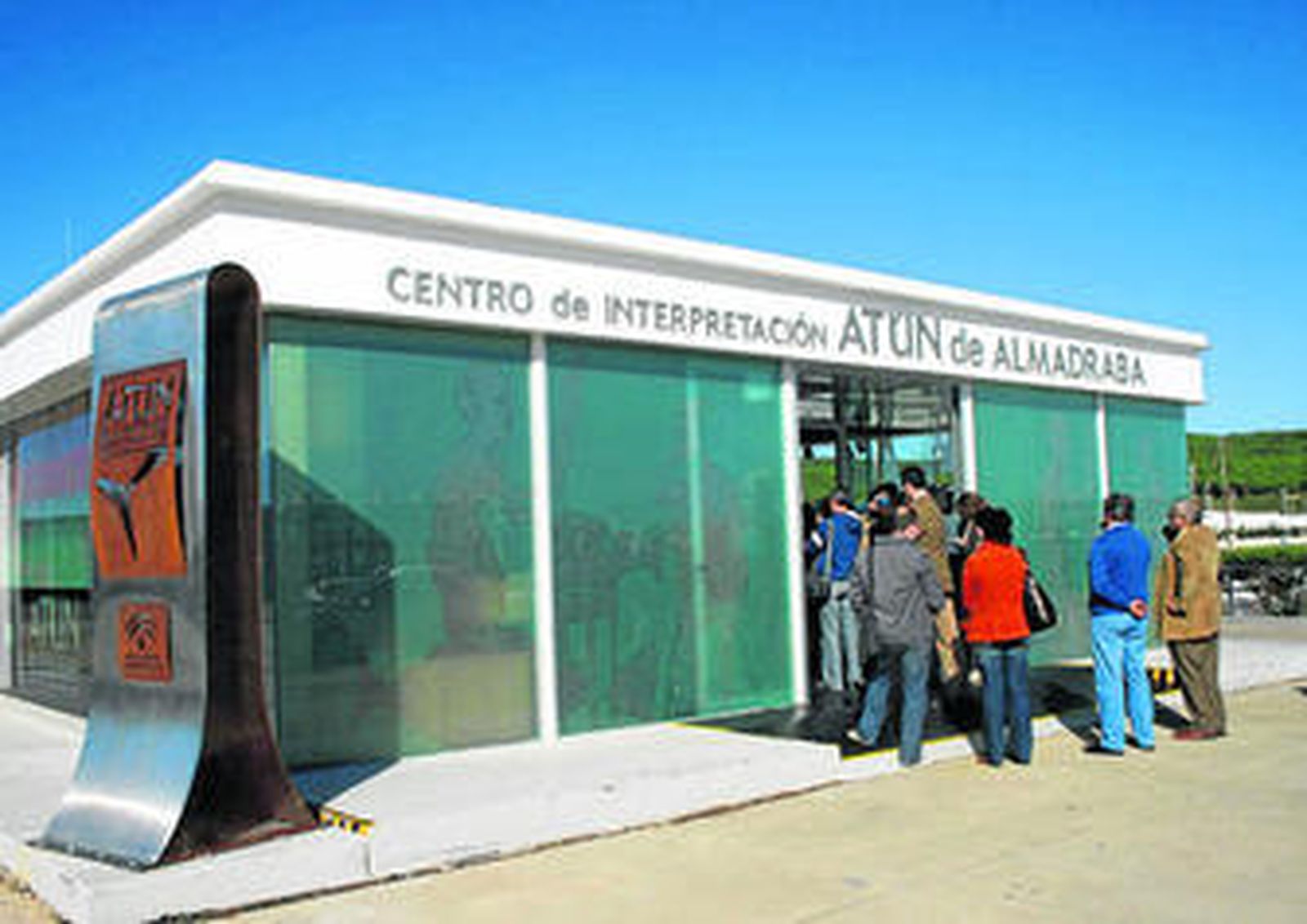 Aspecto que presentaba el Centro de Interpretación del Atún de Almadraba el día de su inauguración.
