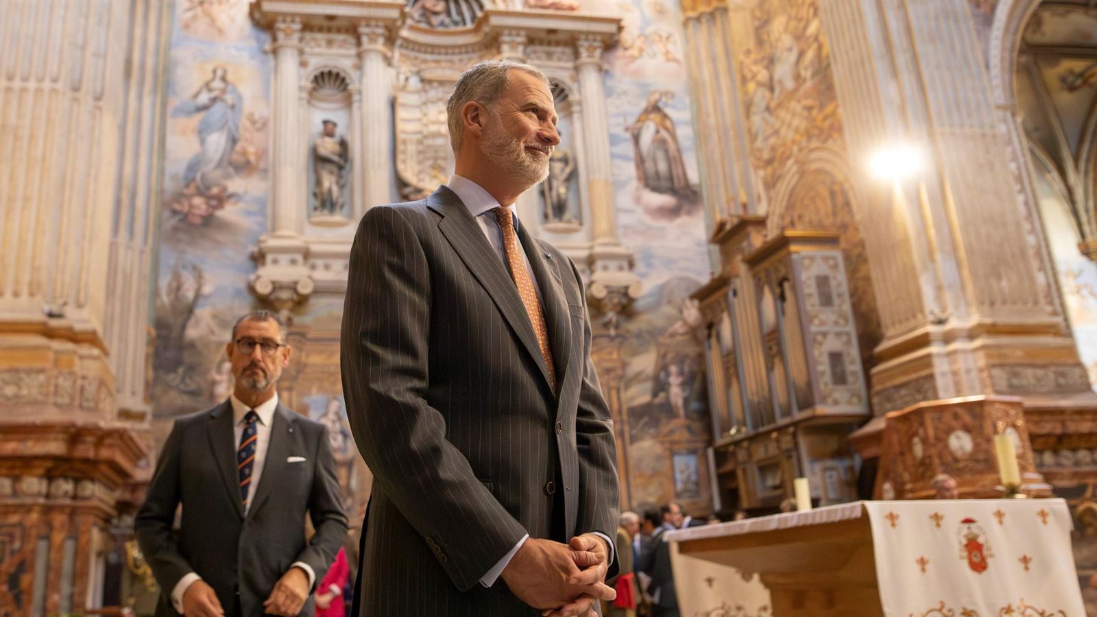 Las fotos de Felipe VI en el Real Monasterio de San Jerónimo de Granada en la reunión de las Reales Maestranzas de España