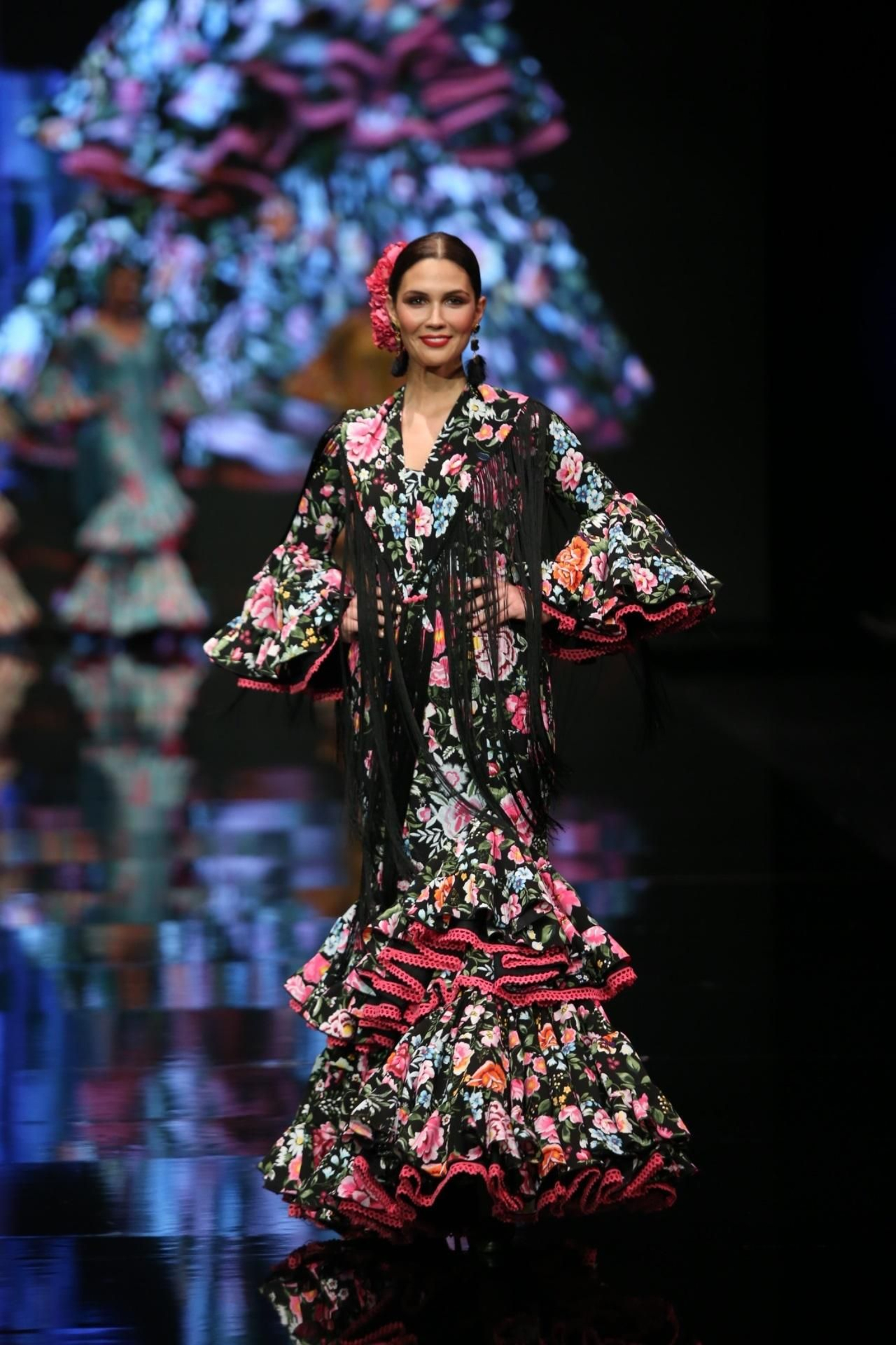 Los trajes de flamenca de flores que han conquistado 2019