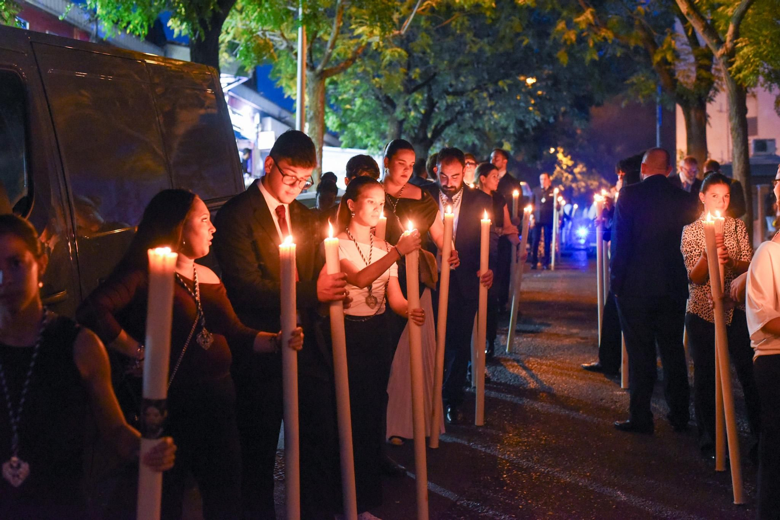 Las mejores imágenes del vía crucis misionero del Huerto en el Distrito Sur de Córdoba