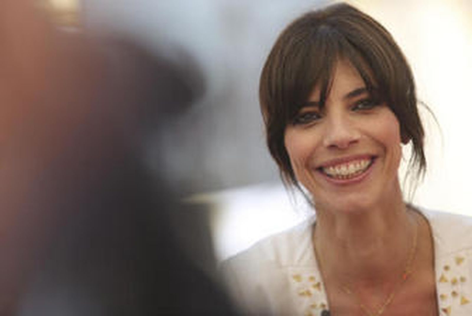 Maribel Verdú, ayer, tras la presentación a la prensa de '15 años y un día'.